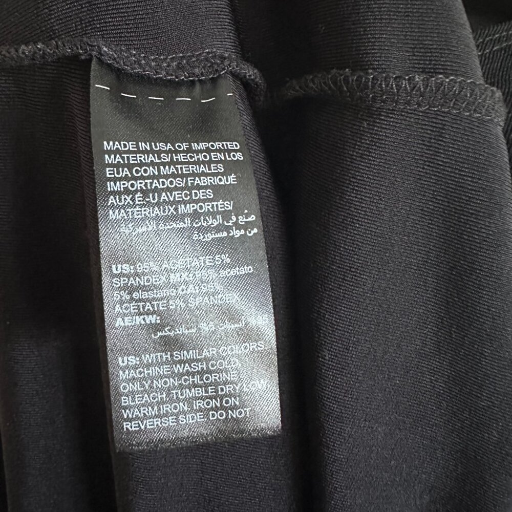 Chico’s Travelers Black Tunic Top with Zipper Detail Size 2 (12/14) - Picture 7 of 7